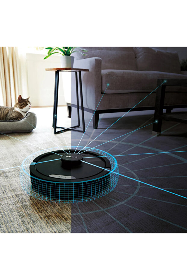 Robot vacuum cleaner Matrix Plus RV2620WAEU, 650W, 0.3l,360 LiDAR, 110min, Matrix Clean, Black - 7