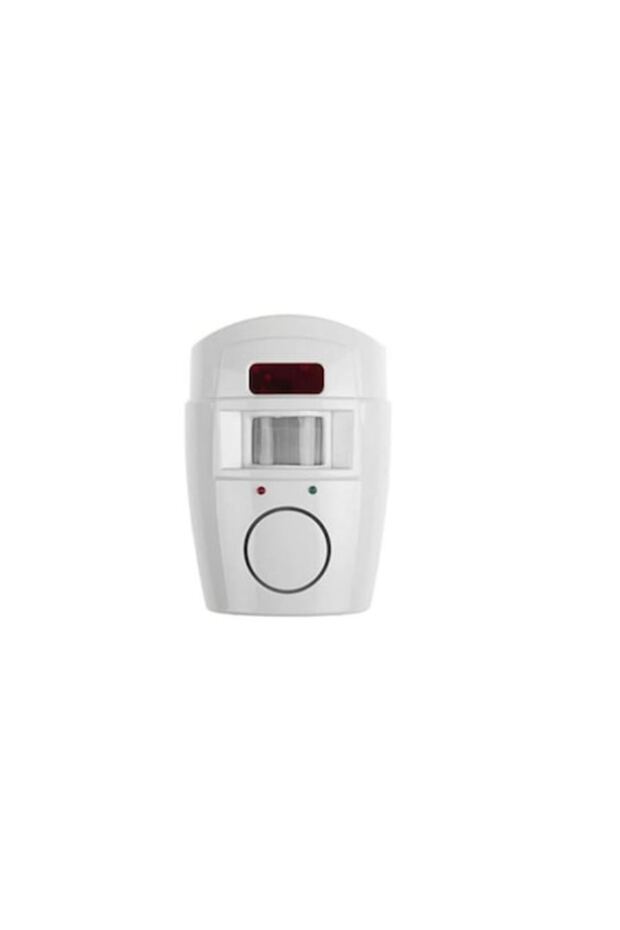House Alarm with Motion Sensor, Timer, and 2 Remote Controls, White - 1