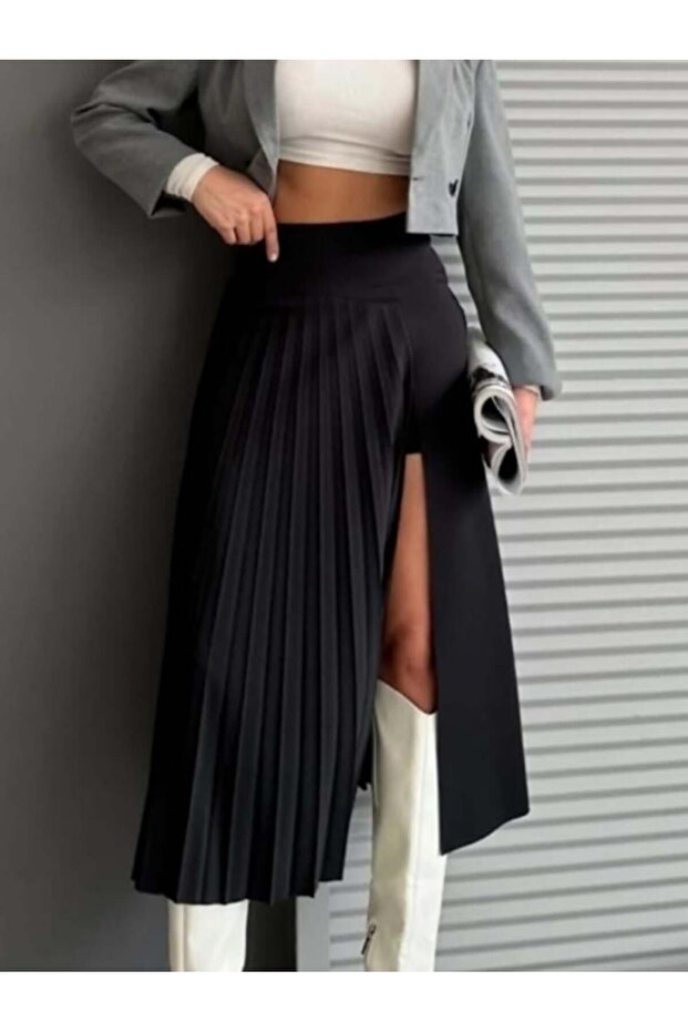 MGR PLİSE ETEK iç şortlu - 1