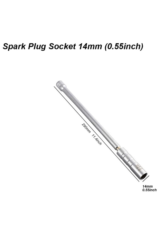 Spark Plug Tool A Spark Plug Socket Key Magnetic Tool Wrench Swivel Long Extension Install Replace R - 1