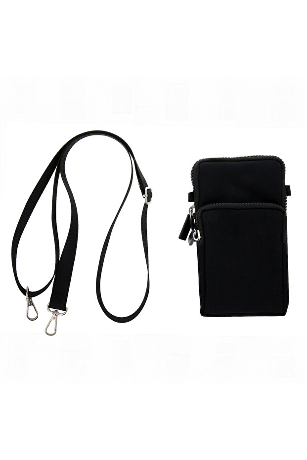 Universal Phone Case for TCL, Card Wallet, Black - 3