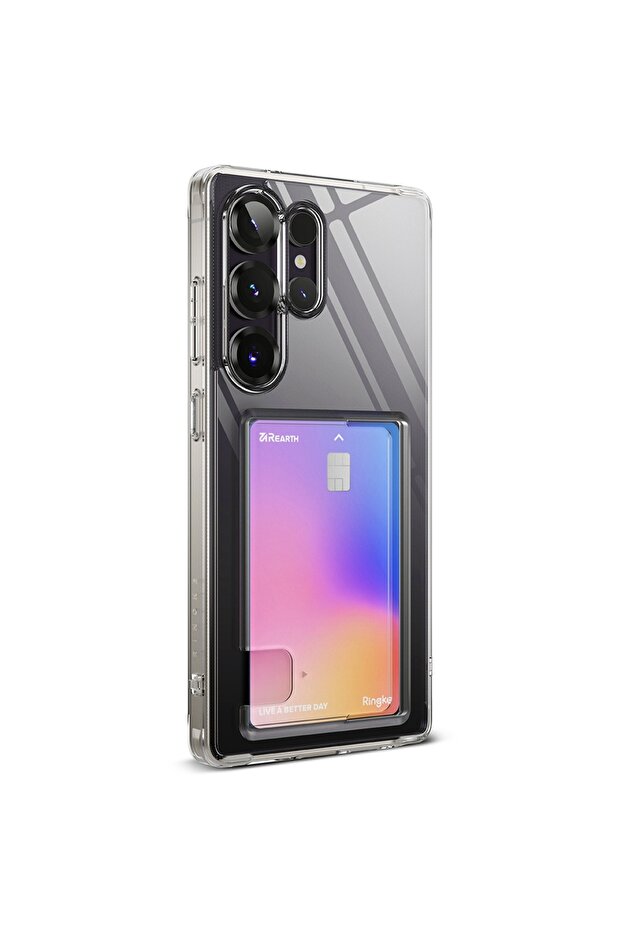 Husa OptimPocket Design pentru Samsung Galaxy S25 Ultra, Transparenta - 3