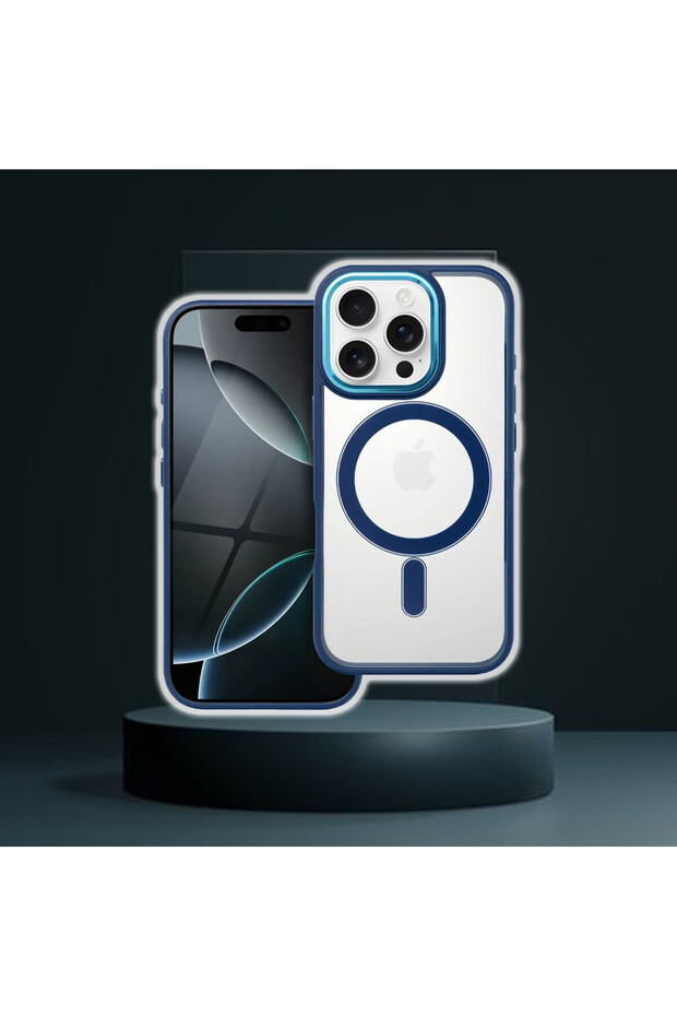 Защитен калъф MagSafe за Apple iPhone 16 Pro, ProCore Tech, син - 6