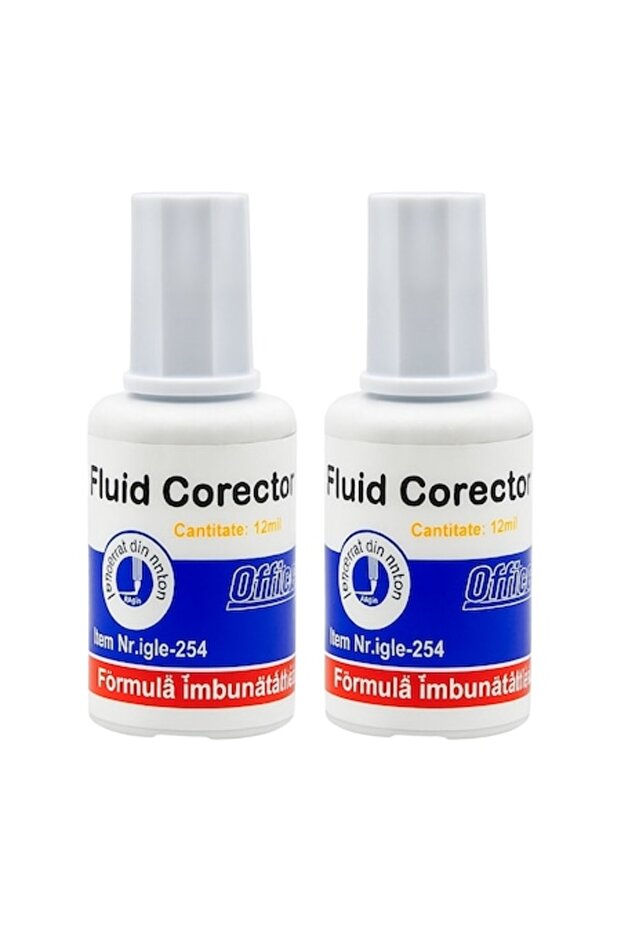 Set 2 Corrector Paste, Improved Formula, Nylon Brush, 12 ml - 1