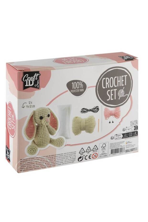 Kit de croșetat model iepure - 2