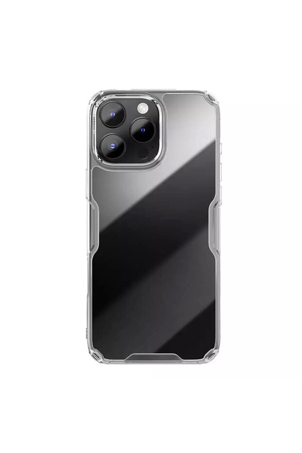 AntiShock Case for Apple iPhone 16 Pro Max, Anti-Yellowing, Transparent - 1