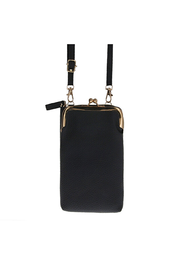Universal 2 in 1 Case Compatible with TCL, Elegant, Phone Bag, Stylish, Zipper Pocket, Black - 4