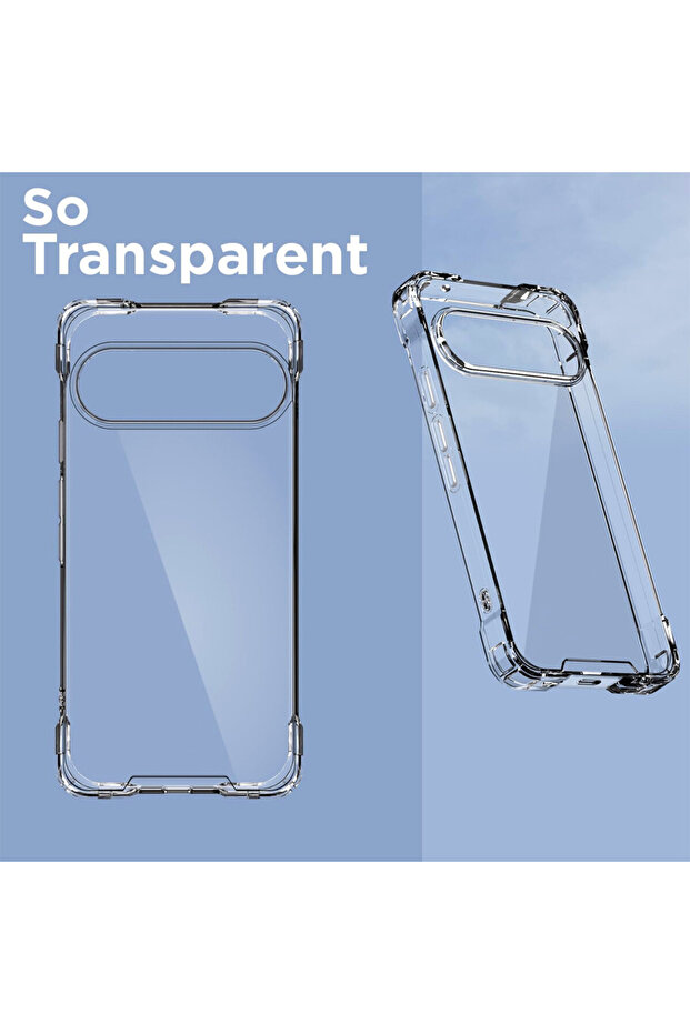 Top-Grade AntiShock Case for Google Pixel 10 Pro XL, Transparent - 2