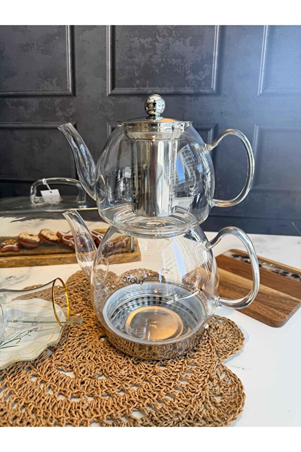 Linca Cam Çaydanlık - 1