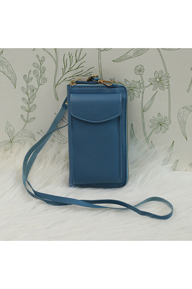 Universal 2in1 Phone Case for Sharp, Blue - 5