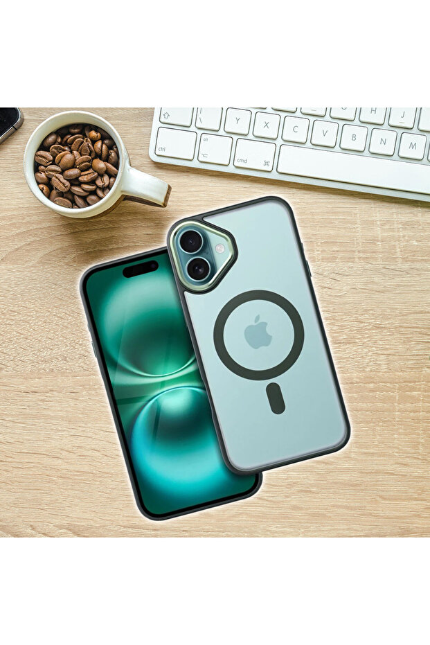 MatteMag Protective Case for Apple iPhone 16 Plus, ProCore Tech, Green - 4