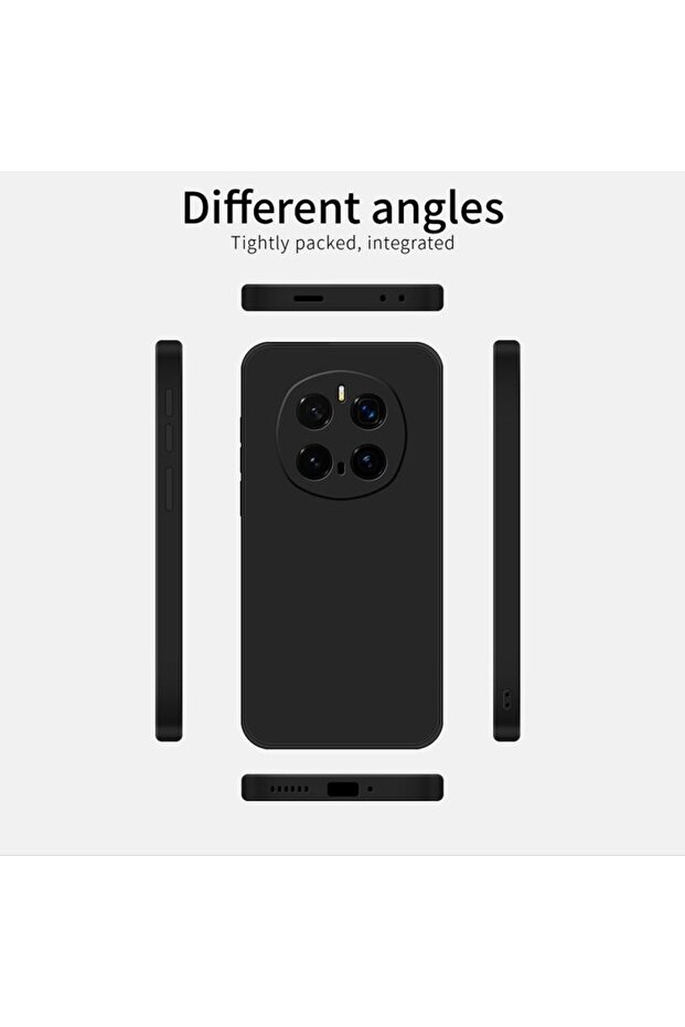 Matte Case for Honor Magic7, Camera Protection, Lightweight, Raised Edges, Black - 2