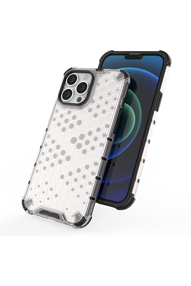 Husa pentru Apple iPhone 13 Pro, Hybrid, Transparent - 6