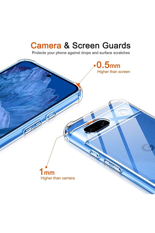 Husa Top-Grade AntiShock pentru Google Pixel 9a, Transparent - 5