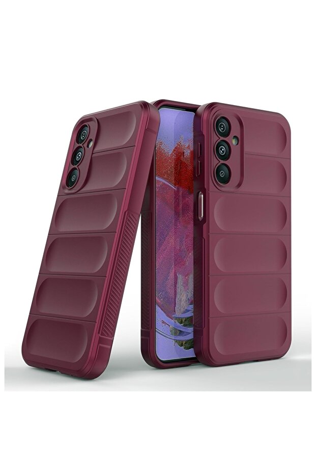 Buffer Case with Microfiber for Samsung Galaxy S25 Plus, Flexible TPU, Purple - 1
