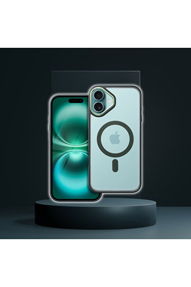 MatteMag Protective Case for Apple iPhone 16 Plus, ProCore Tech, Green - 3