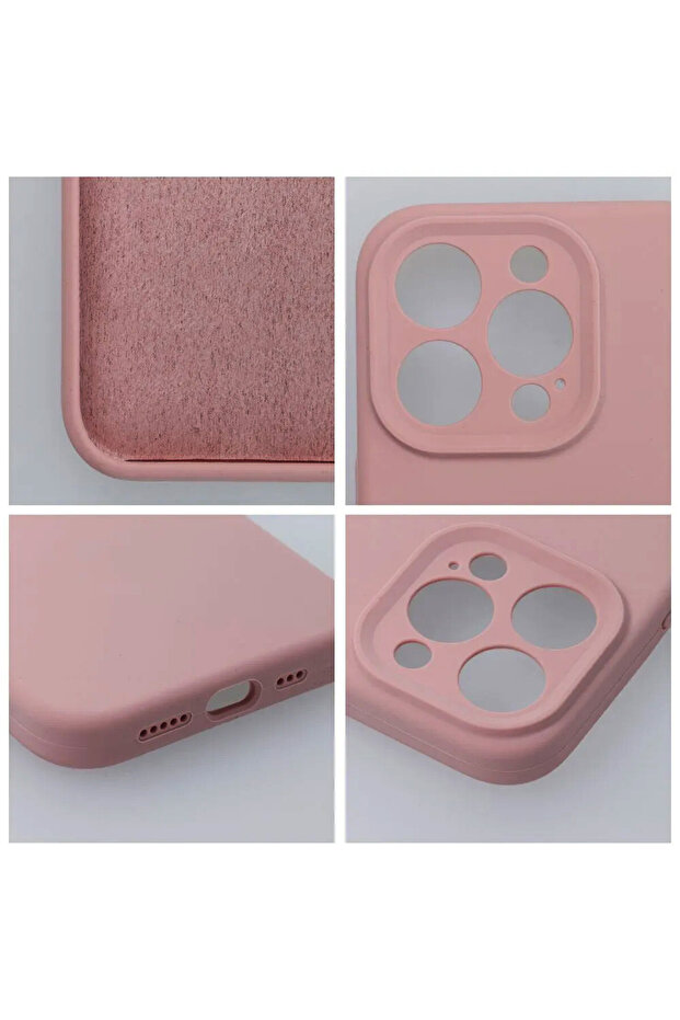 2mm Microfiber Silicone Protective Case for Apple iPhone 16 Plus, Sand Pink - 2