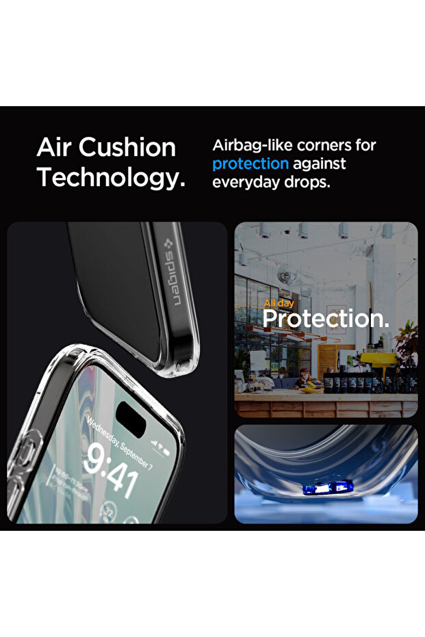 Matte Ultra Hybrid Protective Case for iPhone 16 Plus, Transparent - 6