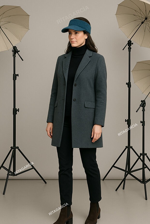 Plush Visor Winter Hat - 2