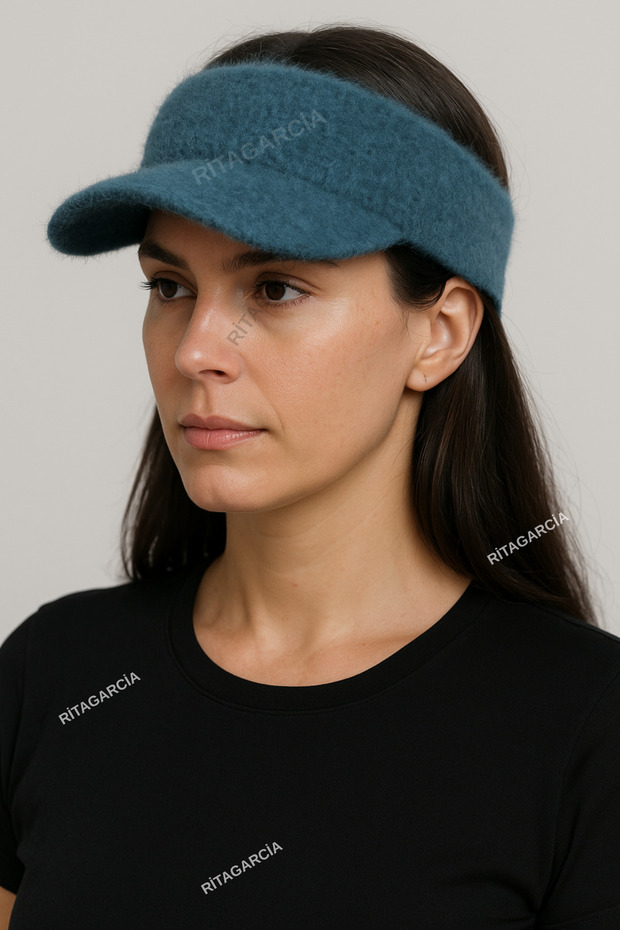 Plush Visor Winter Hat - 5