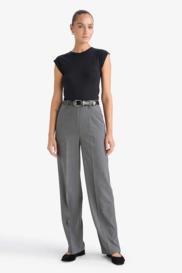 Women's Canvas Pants D9923Ax/Ar222 Anthra