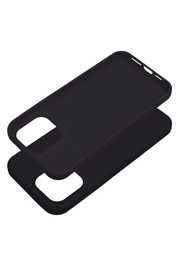 Case for Apple iPhone 16 Plus, Silicone, Microfiber, Black - 2