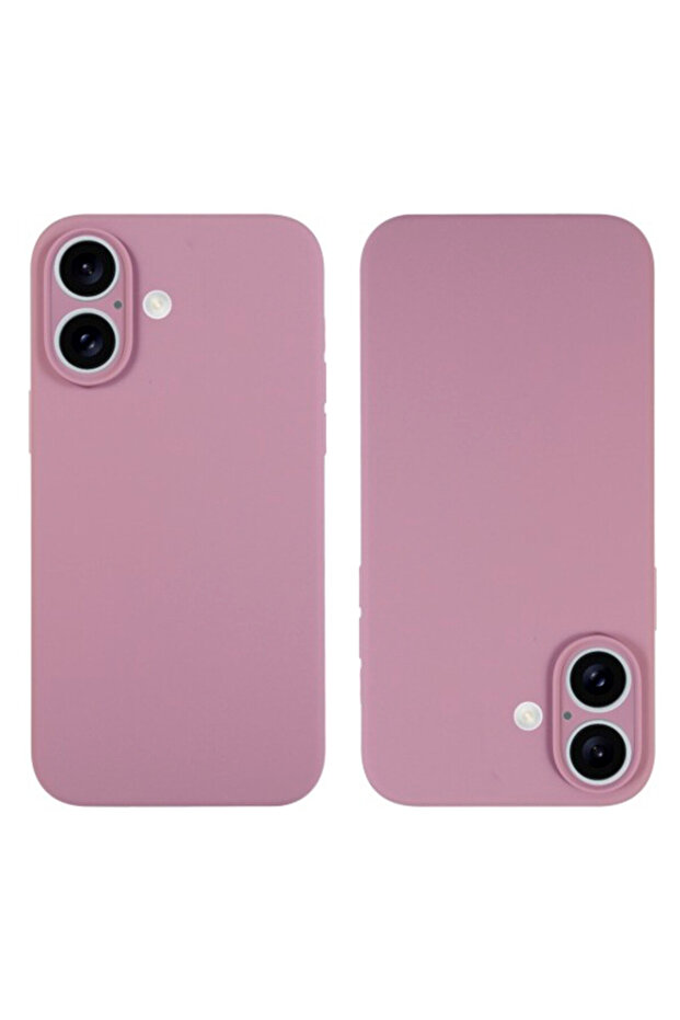 VelvetFlex Silicone Microfiber Protective Case for Apple iPhone 16 Plus, Purple - 2