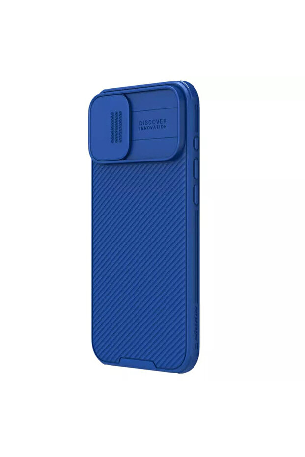 Lens Cover Back Case for Apple iPhone 16, Magnetic Function, Camshield Blue - 3