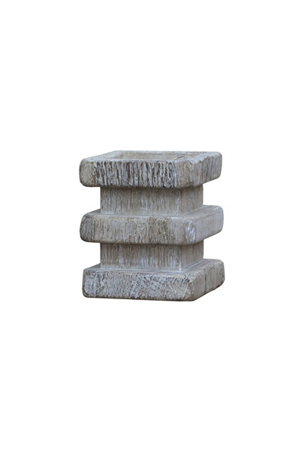 Modern Design Rectangular Wooden Vase
