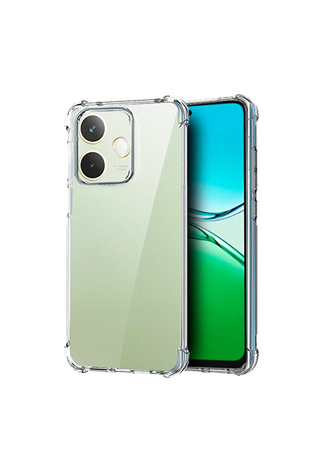 Top-Grade AntiShock Case for Oppo A5 Pro, Transparent - 1