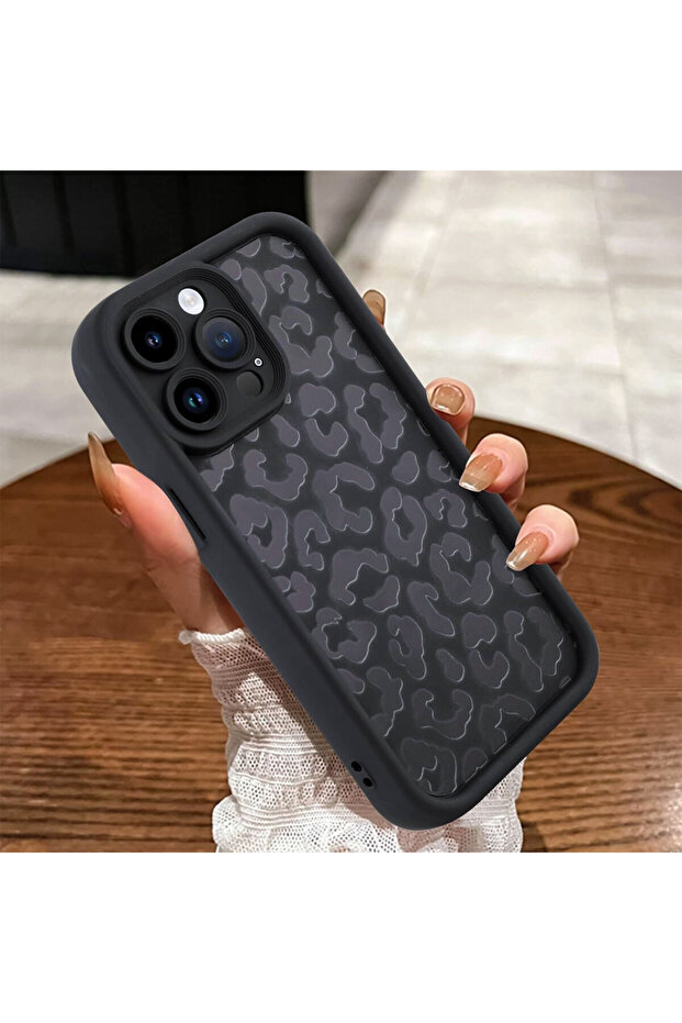 Cheeterra Protective Case for Apple iPhone 14 Plus, Leopard Print Case, XGD, Black - 6