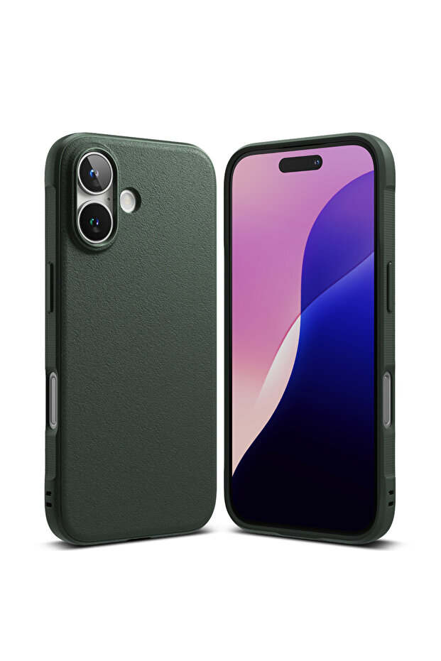 Protective Case for Apple iPhone 16 Plus, Bumper, Wireless Charging, Dark Green - 4