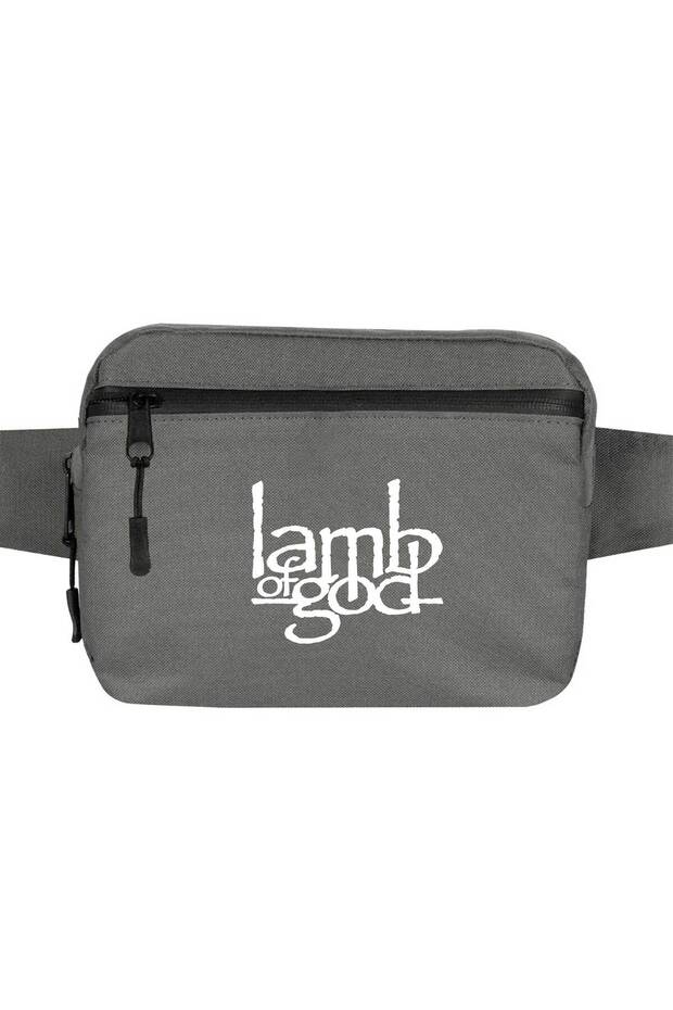 Lamb of God Logo Waist Bag Grey Color