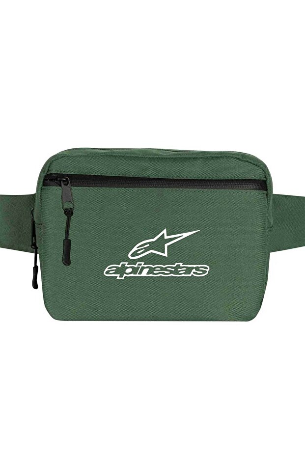 حقيبة الخصر بشعار Alpinestars باللون الأخضر