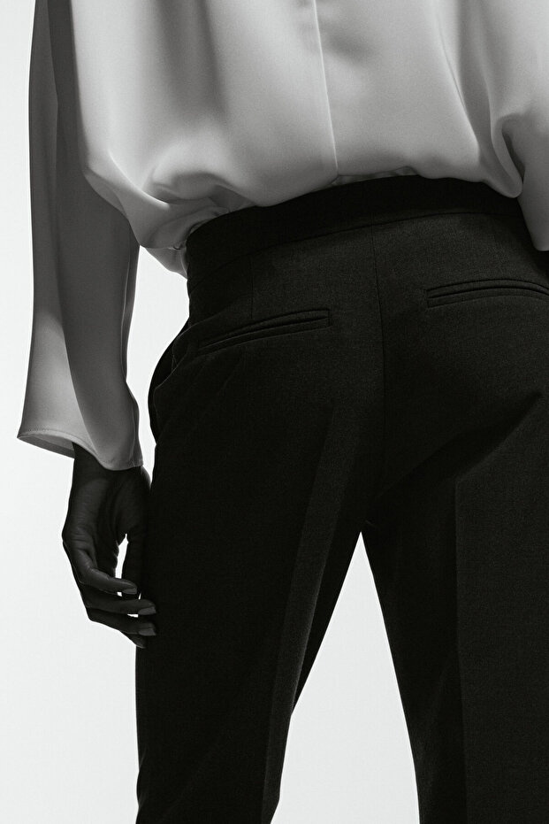 İspanyol Paça Şık Pantolon - 5