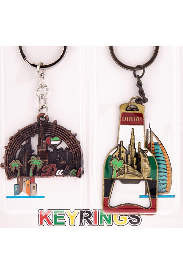 4 Pcs Dubai Multiple Designs Keychains - 3
