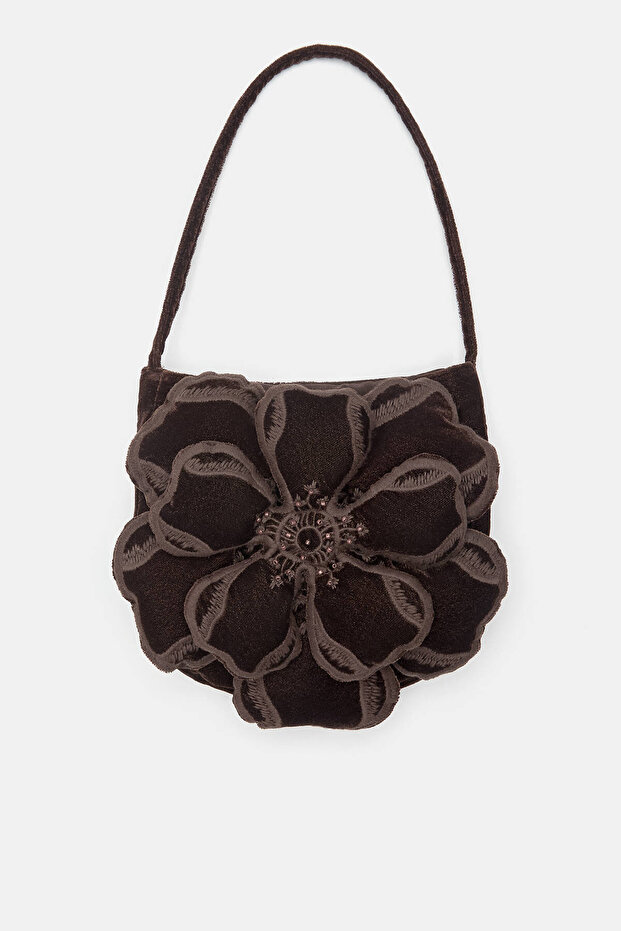 Çiçekli Omuz Çantası - 3