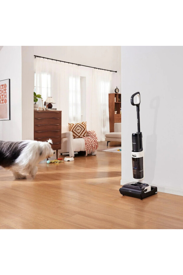 Aspirator vertical Floor One Switch S6 Stretch Plus 5 în 1, 21000 Pa, Uscat/Umed, WiFi, Negru/alb - 5