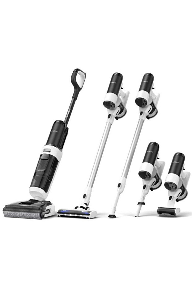 Aspirator vertical Floor One Switch S6 Stretch Plus 5 în 1, 21000 Pa, Uscat/Umed, WiFi, Negru/alb - 18
