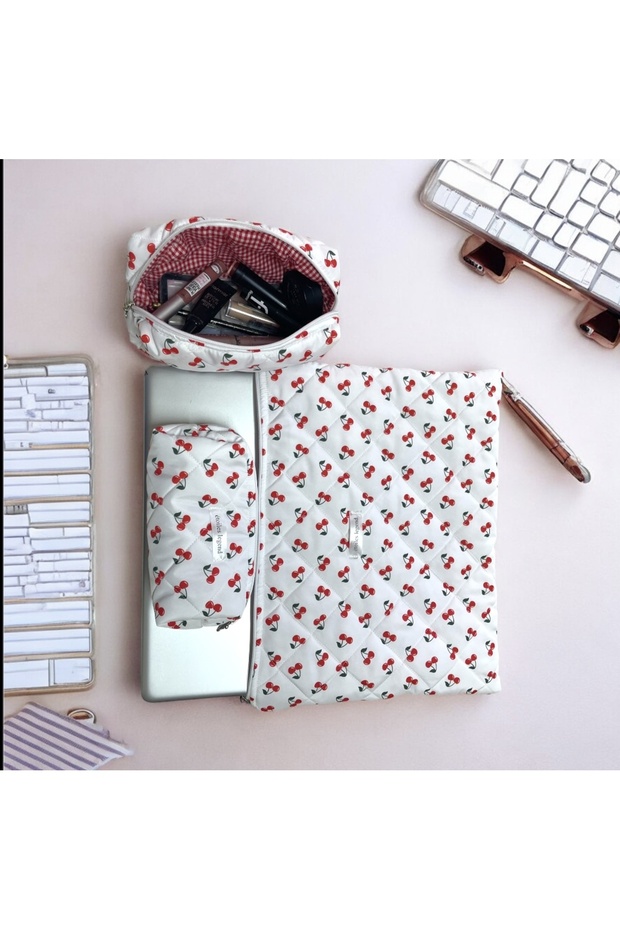 حقيبة ثلاثية بنمط الكرز - 2