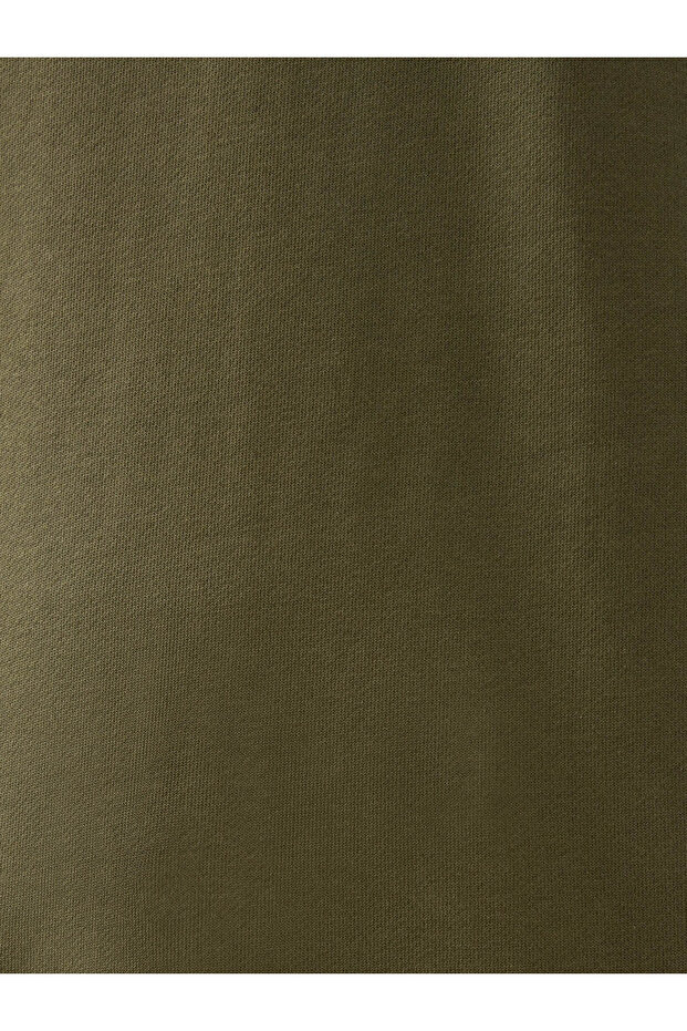 Loose Fit Haki Erkek Sweatshirt Lf2041634 - 5