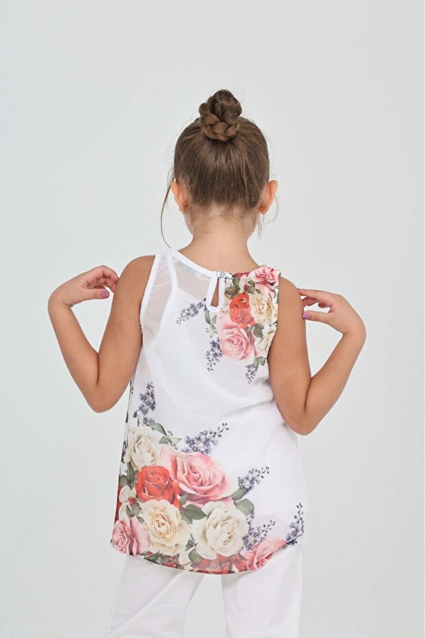 Girl's Tank Top Most Chic Girl Printed