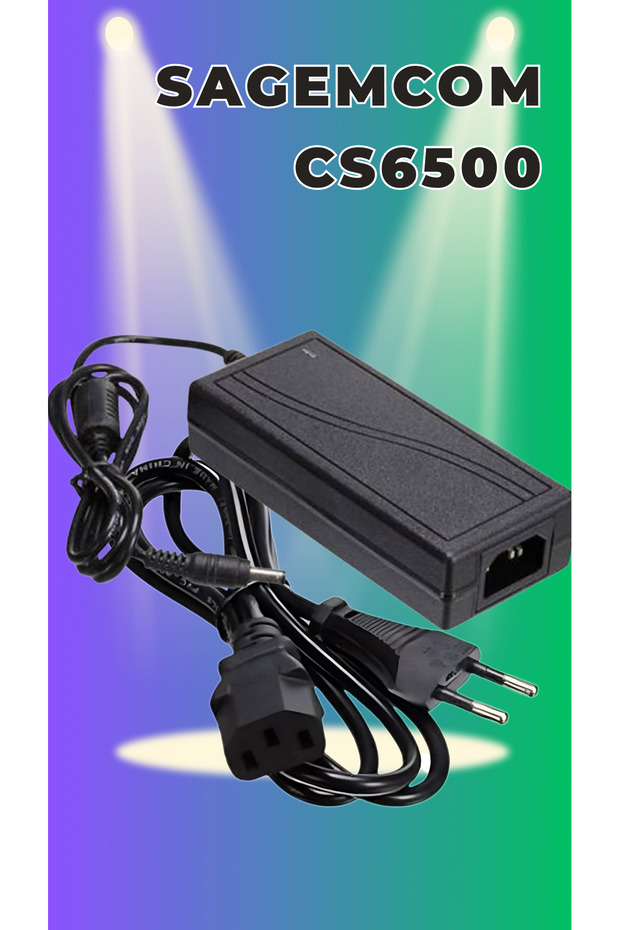 CS65001 12V 5A PLASTİK ADAPTÖR 5x2.5 YENİ TİP UÇ -TEYP FİŞİ DAHİL - 3