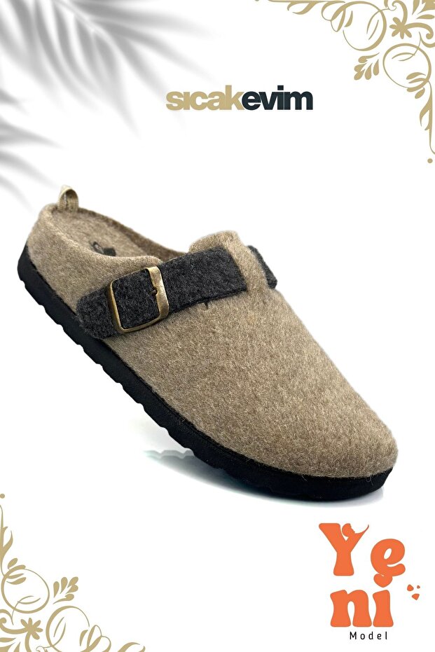 Women's winter house slippers – warm, lightweight, and durable stylish plush slippers mink black