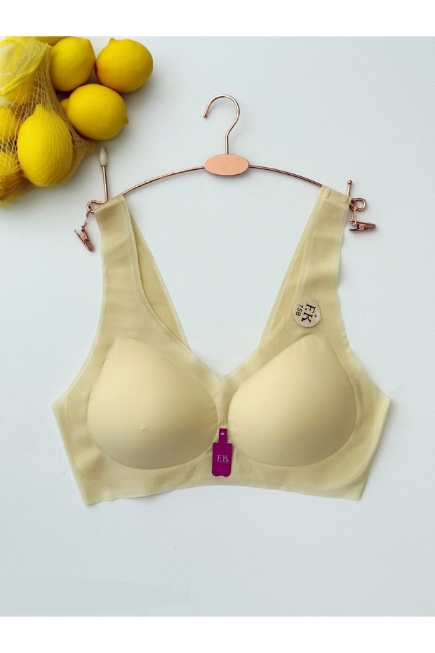 Ultra Light Ice Silk Breathable Flexible Fabric Seamless Bra - 1245