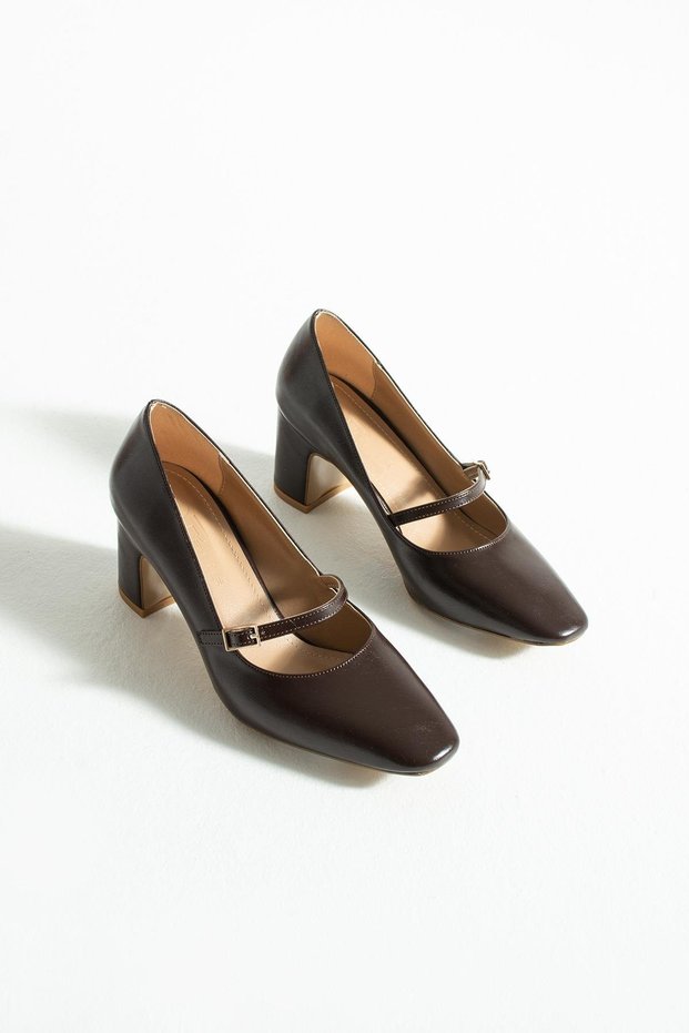 Women's Strappy Heeled Shoes Siena - Brown