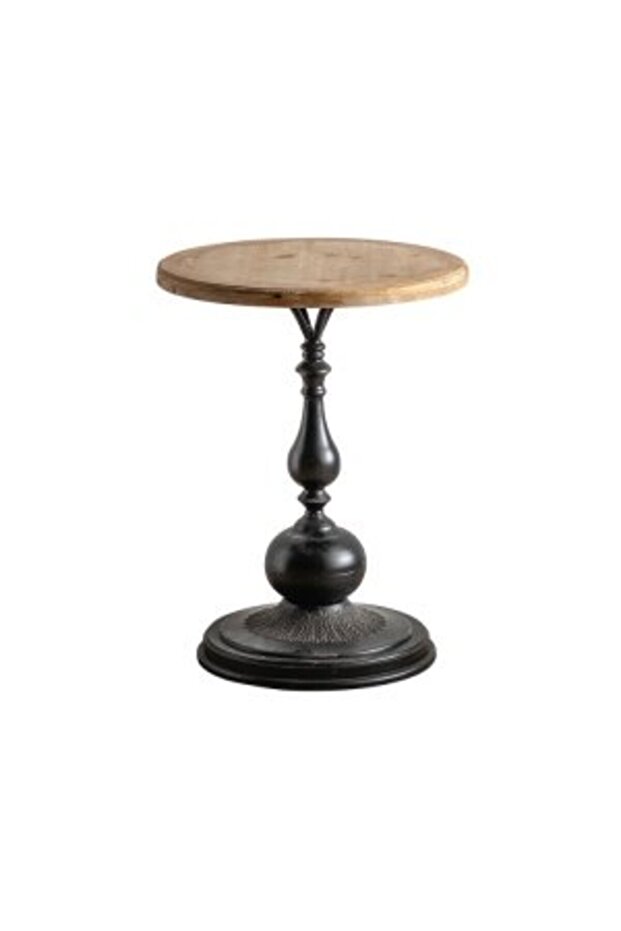 Black solid wood coffee table - 2