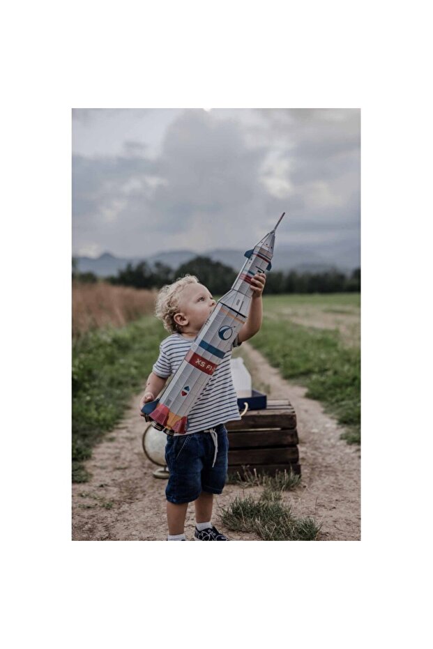 Model 3D de construit - Rachetă spațială, SASSI, 6 ani+ - 2