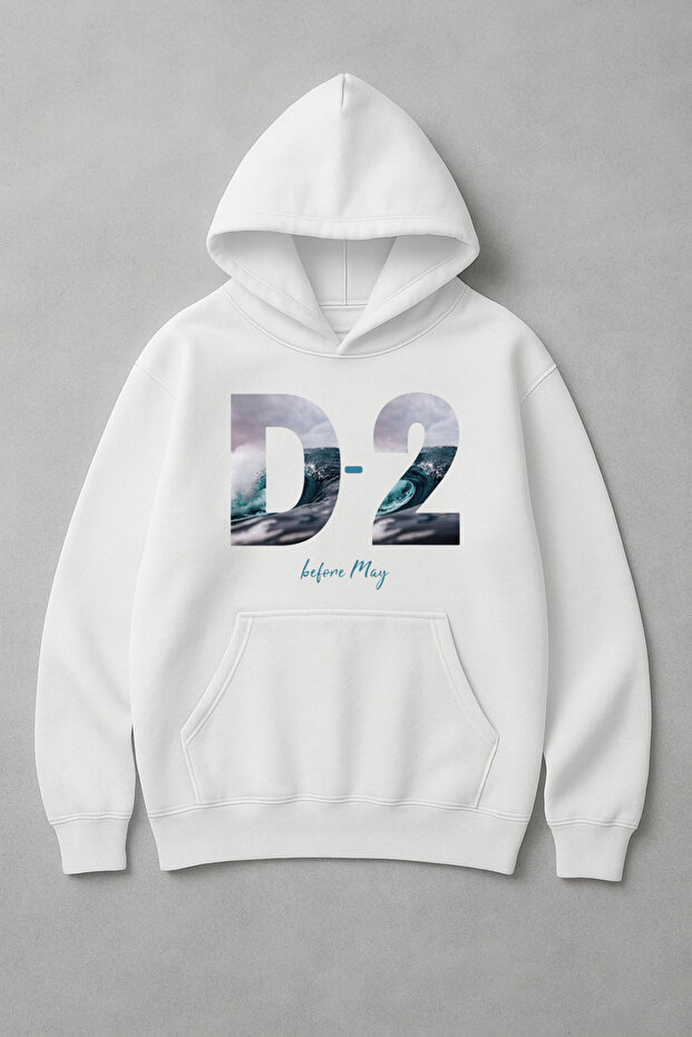 سويت شيرت كبير الحجم بطباعة D-2
