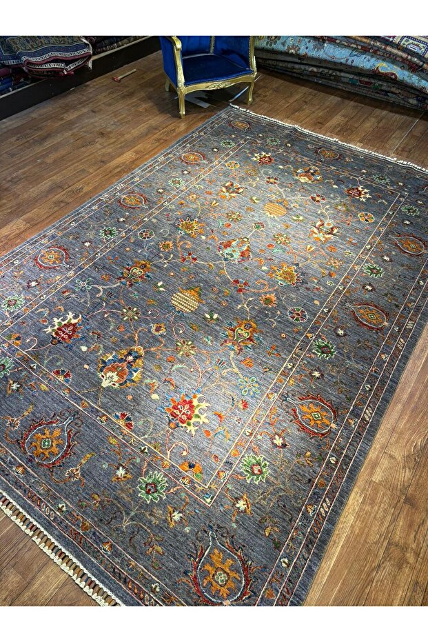 El dokuma Afgan halısı - 3